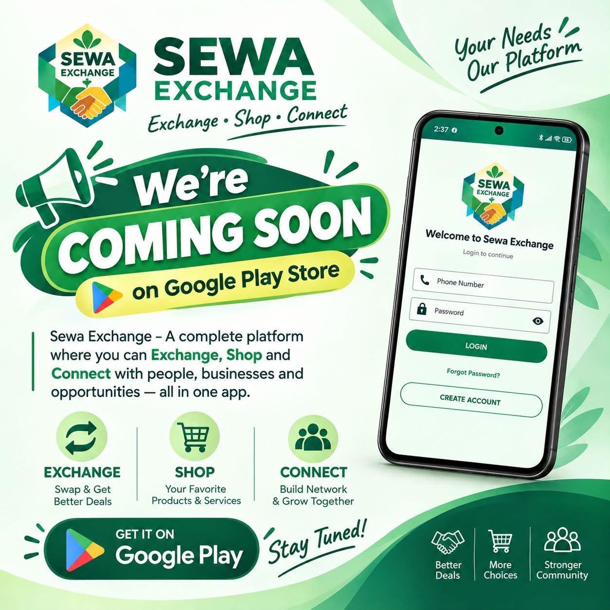 Coming Soon on Google play Store